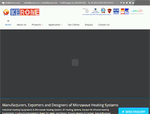 Tablet Screenshot of microwaveheatingsystem.com